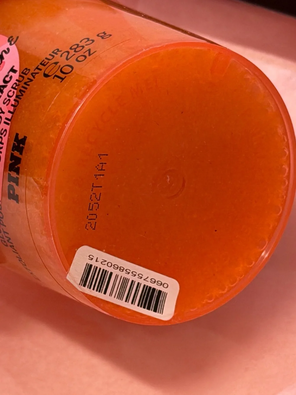 New Victoria's Secret Pink Berry Body Scrub Superfruit Shower Exfoliating 10 Oz